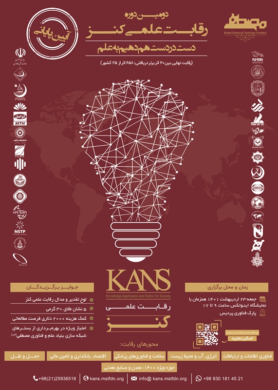 اختتامیه رقابت علمی کنز در نمایشگاه اینوتکس 2022 برگزار می‌شود